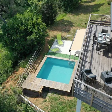 Corse Et Zen Sur Les Bois 85m2 5a7 Pers *