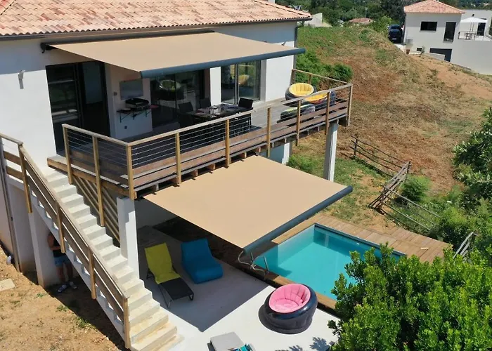Villa Corse Et Zen Sur Les Bois 85m2 5a7 Pers *