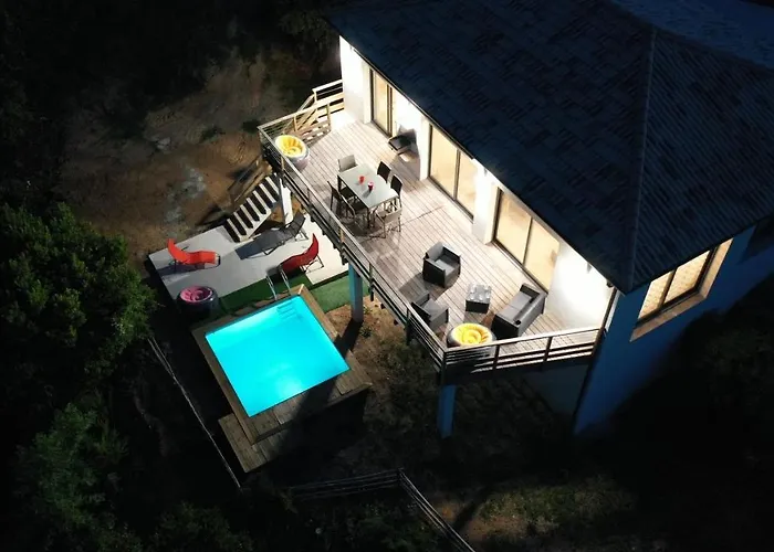 Corse Et Zen Sur Les Bois 85m2 5a7 Pers Villa Taglio-Isolaccio
