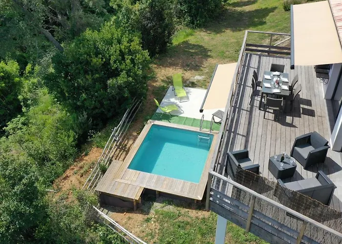 Corse Et Zen Sur Les Bois 85m2 5a7 Pers *