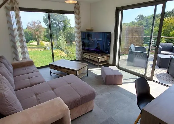 Corse Et Zen Sur Les Bois 85m2 5a7 Pers Villa *